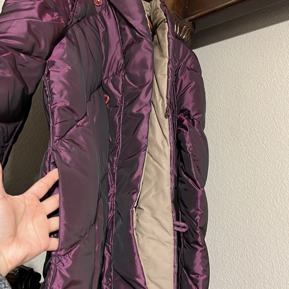 Gallery Puffer Coat size L Purple metallic - Picture 9 of 12